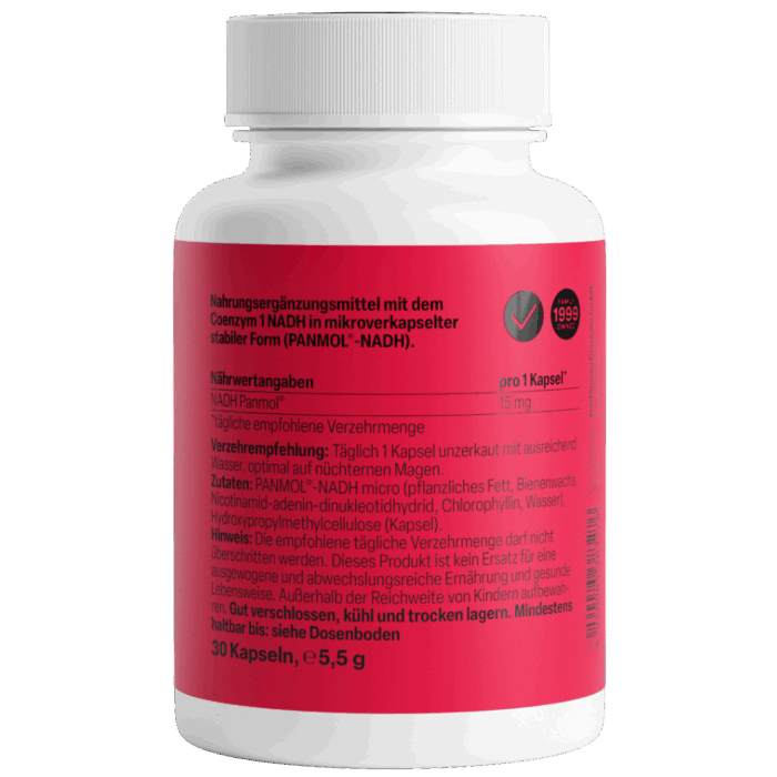 NADH (Coenzyme 1) 15mg (40 cápsulas) - Image 2