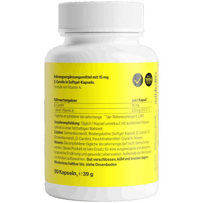 Caroteno 15mg (90 cápsulas) - Image 2