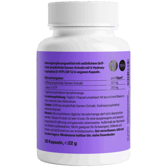 Griffonia 5-HTP 200mg (30 cápsulas) - Image 2