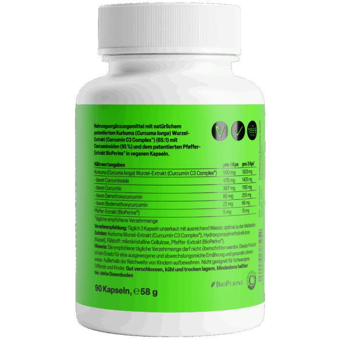 Curcumina Triplex 500mg (90 cápsulas) - Image 2