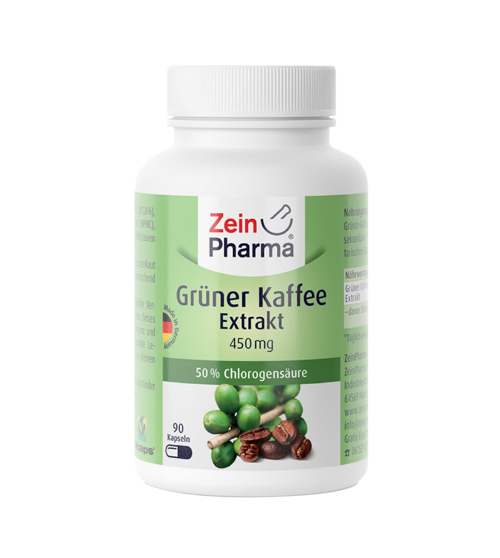 Café Verde Extracto 450mg (90 cápsulas) Nutrypharma