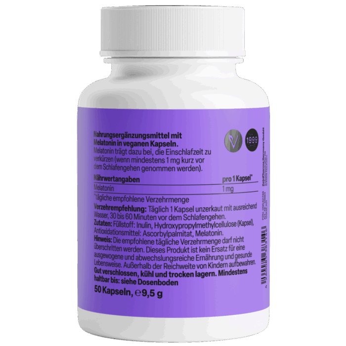 Melatonina 1mg (50 cápsulas) - Image 2