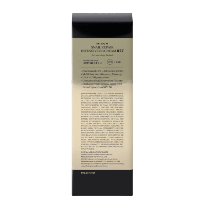 Snail Repair Intensive BB Cream SPF30 PA+++ #27 (50ml) - Image 4